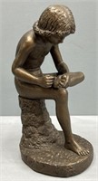 Boy with Thorn1962 Austin Plaster Statue