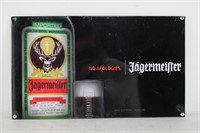 Metal Jägermeister Embossed Bar Sign