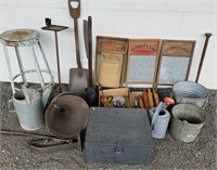 Antique Tools & Household Items.