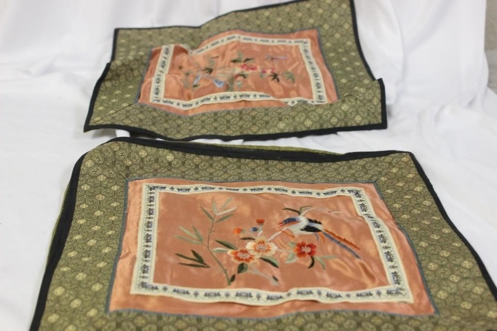 Lot of Two Chinese Forbidden Stitches