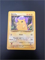 Pokemon Pikachu 1999 card
