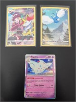 Pokemon Cards Braixen, Togekiss, Swablu