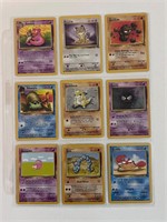 Pokemon 1999 Vintage Cards Sandshrew, Meowth