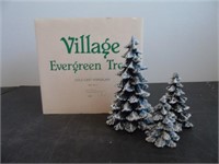 Department 56 Village Evergreen Trees