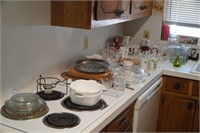 Contents on Left Side of Kitchen