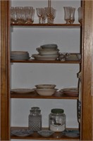 Pantry Shelves Full of Kitchenware