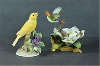 Porcelain Canary & Hummingbird  Andrea by Sadek