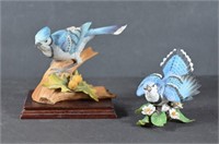 Porcelain Blue Jays by Lefton & Andrea by Sadak