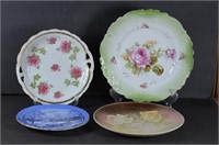 Collectors Plates Currier & Ives & Antique Florals