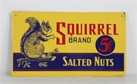 Vintage AAA Sign Co Squirrel Brand Nuts Sign