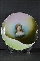J & C Bavarian Porcelain Plate Featuring Louise