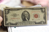 1953 Two Dollar Red Seal Note