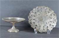Gorham Weighted Silver Lined Candy Dish