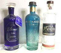 Collectible Alcohol Bottles (EMPTY) Mermaid Etc