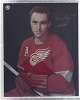 RED KELLY DETROIT AUTOGRAPHED 8X10 W/COA