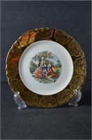 Radison and W.S. George 22 Carat Rimmed Plate