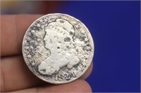 1824 Silver Half Dollar