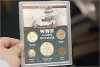 WWII Coin Series 1942-D 3 Silver Coins