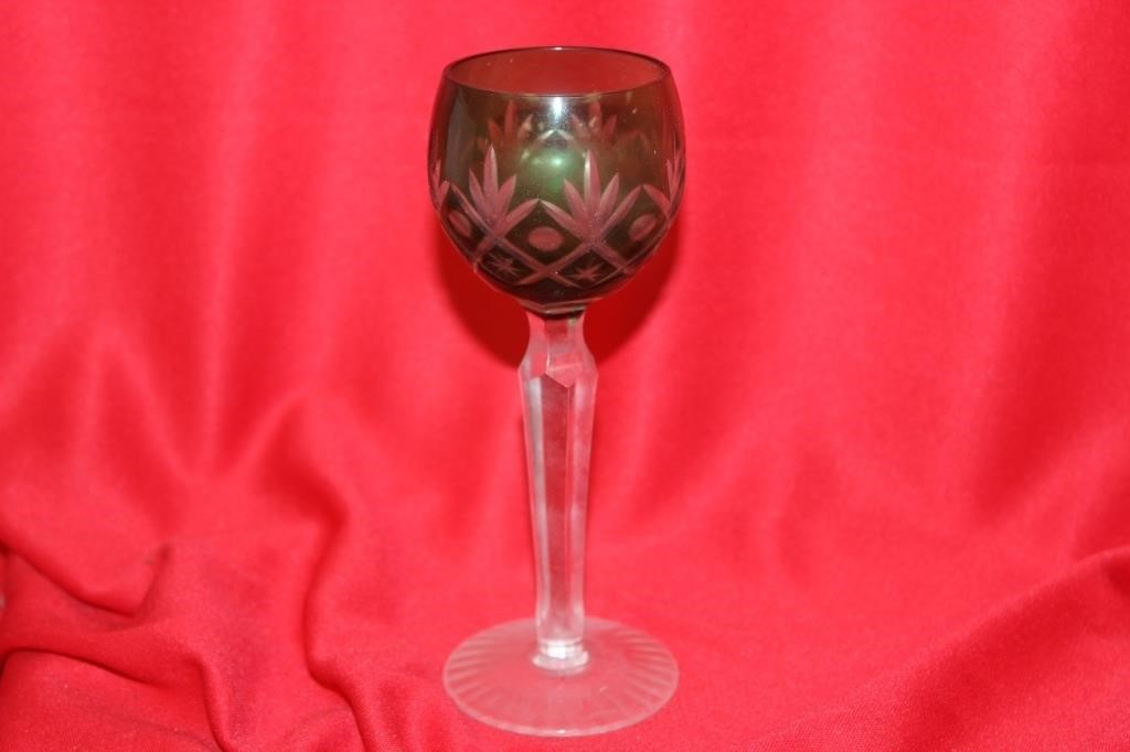A Cut Glass Goblet