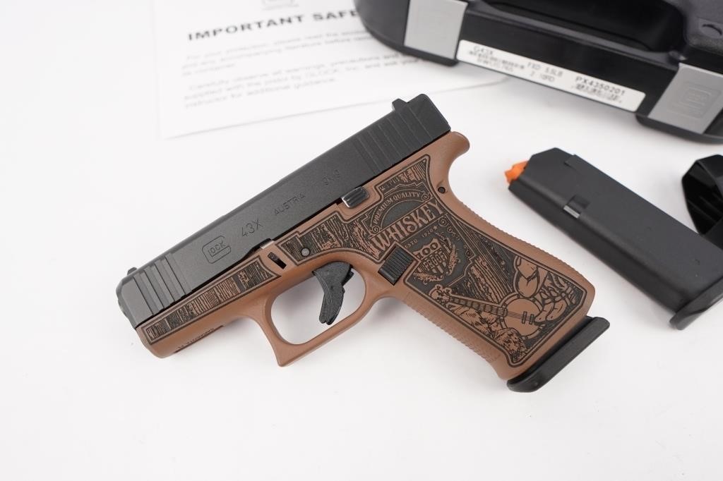 Glock Custom 43x "Bourbon Country" 9x19