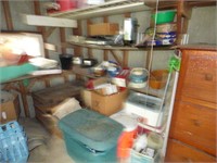 TRUNK, KITCHEN ITEMS , COOLERS