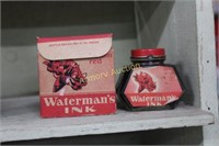 WATERMAN'S INK BOTTLE W/ BOX