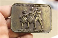 Bicentennial Belt Buckle Spirit of America