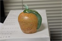 An Art Glass Apple