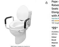 Pepe - Toilet Seat Riser with Handles