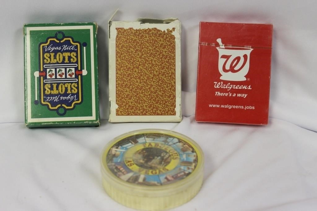 Lot of 4 Vintage Playing Cards