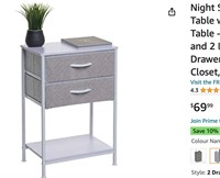 Night Stands for Bedrooms - ( WHITE )