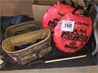 Sport bag, heat seats & machete