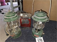 Coleman lanterns (2) w/ fuel