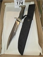 Knife 9" blade & sheath