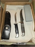 Western 5" blade & Buck knives