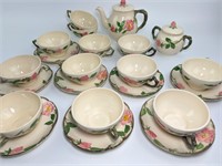 Vintage Franciscan Desert Rose Teapot & Cups