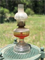 Beautiful Antique Oil Lamp