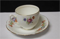 Clarence Bone China Cup and Saucer