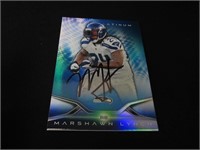 Marshawn Lynch Signed Trading Card RCA COA