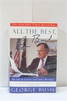 A Signed George Bush Softcover Book