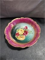 Vintage Bowl with Roses