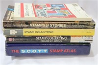 Lot of 5 Books on Stamps