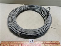LOT OF STEEL CABLE