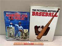 TWO HARD COVER BOOKS ON MLB