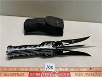 IMPRESSIVE FOUR BLADED POCKET KNIFE 4`` BLADES