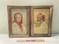 LOVELY PAIR OF VINTAGE QUALITY PRINTS