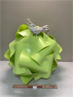 FUN  HANGING PUZZLE LIGHT FIXTURE -LIME GREEN