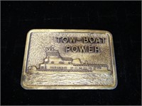 Tow-Boat Power Belt Buckle