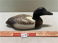 BEAUTIFUL HAND CARVED DUCK DECOY