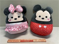 BRAND NEW MICKEY AND MINNIE SQUISHMALLOW